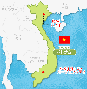 地図ベトナム